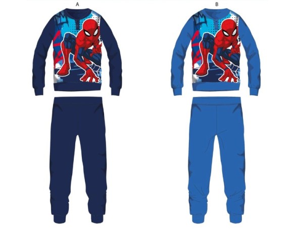 Spiderman | Pigiama per bambini Spiderman in flanella di cotone felpato 9-10anni ( 1919 )