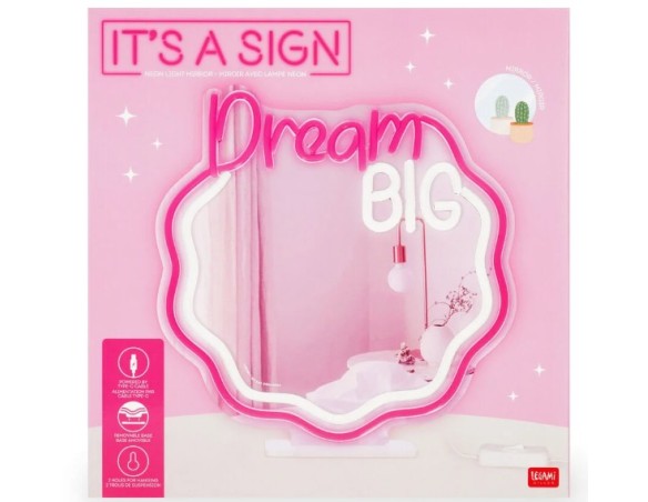 Legami - Specchio con Luce Led Effetto Neon - It's a Sign