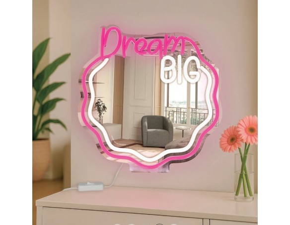 Legami - Specchio con Luce Led Effetto Neon - It's a Sign