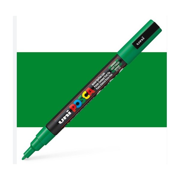 UNIPOSCA VERDE PUNTA fine 0.9 - 1.3 mm