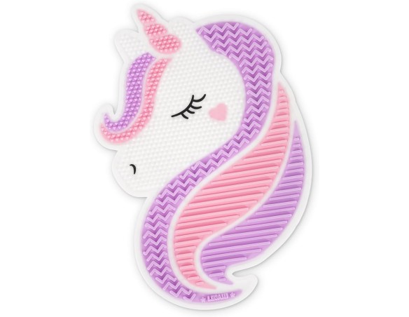 Legami - Tappetino Pulisci Pennelli da Trucco - Brush it Off! - Pad per Pulire Pennello dal Make-Up, Tampone in Silicone per Co