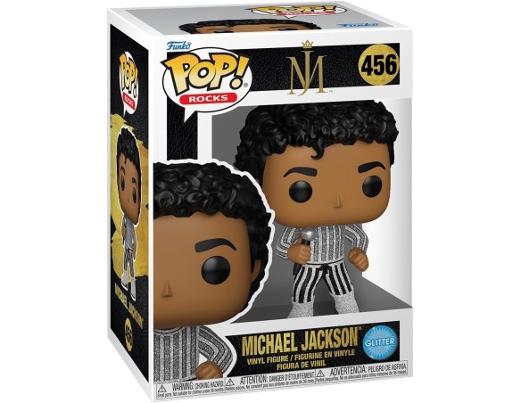 Funko Pop! Rocks: Michael Jackson - Rock With You - Glitter - Figura in Vinile da Collezione - ( 456 ) Idea Regalo - Merchandis