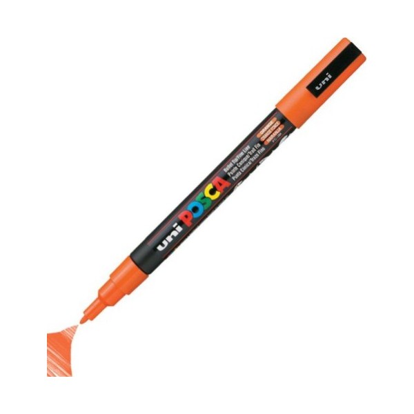 UNIPOSCA arancione ARANCIO PUNTA fine 0.9 - 1.3 mm