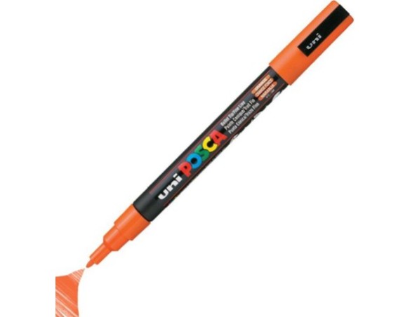 UNIPOSCA arancione ARANCIO PUNTA fine 0.9 - 1.3 mm