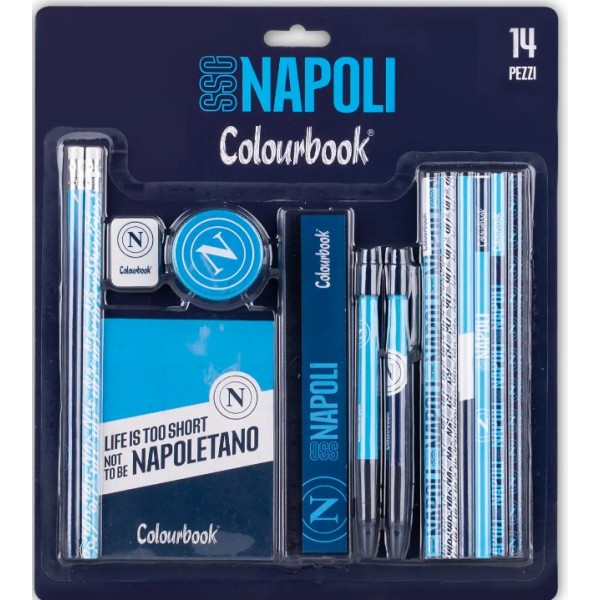 Napoli | Kit Scuola 14 PZ Stationery SSC Napoli...