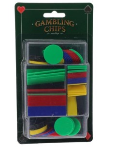 Set 100 fiches da gioco