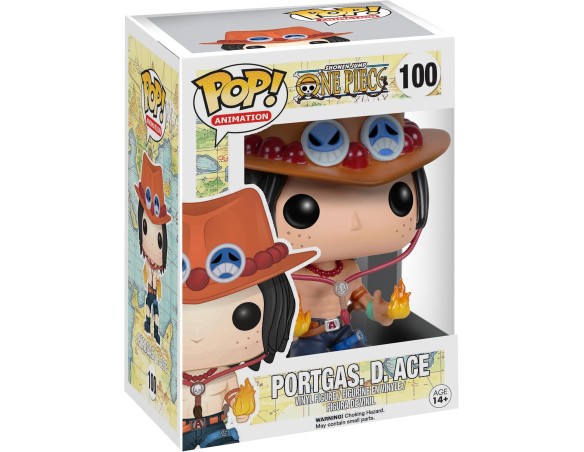 Funko Pop! Animation: One Piece - Portgas D. Ace- Figura in Vinile da Collezione - Idea Regalo - Merchandising Ufficiale - Gioc