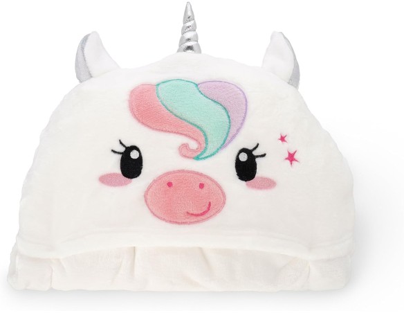 Legami - Coperta con Cappuccio Cosy Hugs! Tema Unicorn, con Tasche Scaldamani e Cappuccio, Coperta in Poliestere, Chiusura a Bo