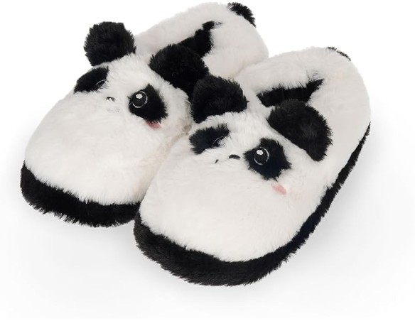Legami - Pantofole Cosy Slippers, Suola in Gomma, Lavabili in Lavatrice Panda 35/38