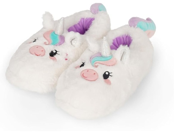 Legami - Pantofole Cosy Slippers, Suola in Gomma, Lavabili in Lavatrice Unicorn Unicorno 35/38