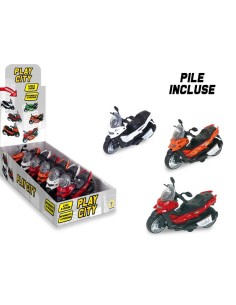 Moto Scooter Luci E Suoni A Frizione 3 Col. Ass