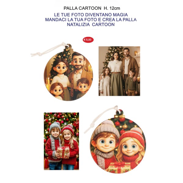 Fabula | Natale | Sfera In Legno Palla...