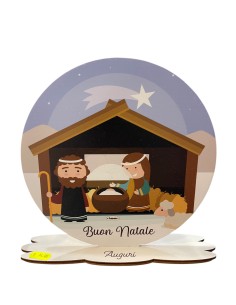 Fabula | Targa Natività Natale In Legno 23 cm fabula 2