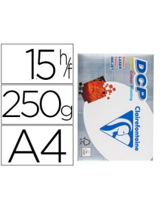 RISMA CARTONCINO A4 250g 15 FOGLI DCP BIANCO