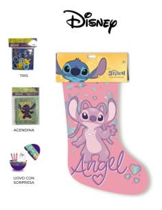 Stitch | Calza Epifania con Sorprese Stitch Rosa