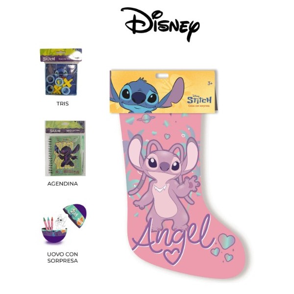 Stitch | Calza Epifania con Sorprese Stitch Rosa