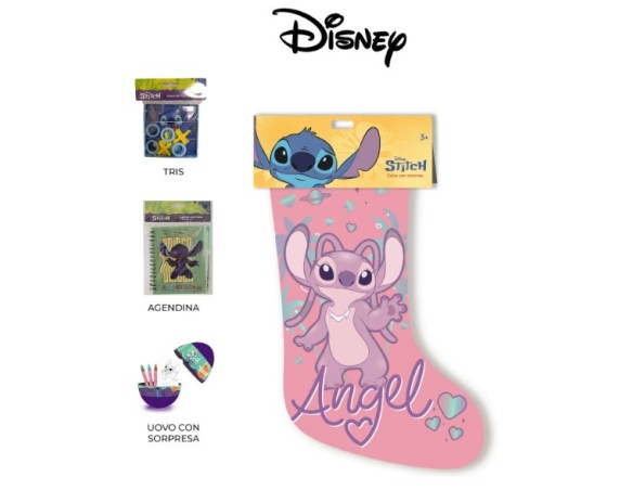 Stitch | Calza Epifania con Sorprese Stitch Rosa