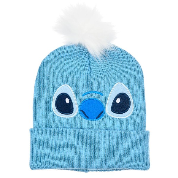 Stitch | Cappello invernale con pompon per...