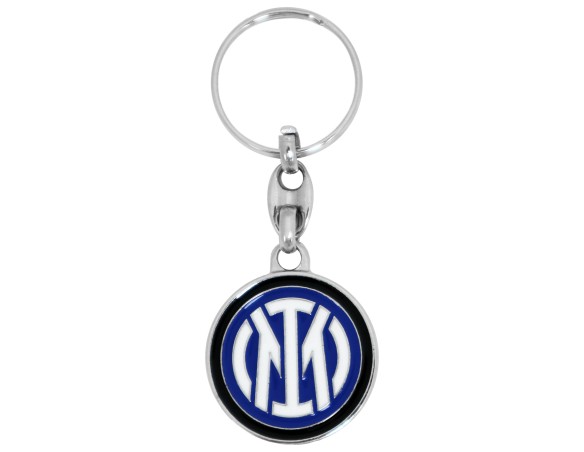 Inter | PORTACHIAVI IN METALLO INTER DORATO SMALTATO LOGO