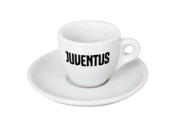 Juventus | TAZZINA DA CAFFE' CLASSICA CON PIATTINO JUVE JUVENTUS 1100
