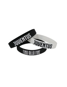 Juventus | TRIS BRACCIALETTI IN SILICONE JUNIOR BAMBINI