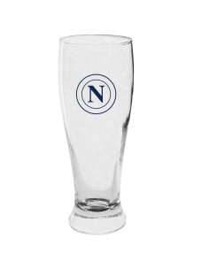 Napoli | BICCHIERE BIRRA 415ML CON LOGO NAPOLI BLU SCURO