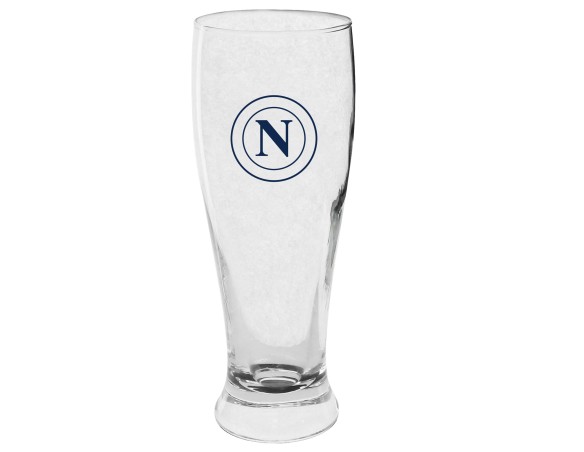 Napoli | BICCHIERE BIRRA 415ML CON LOGO NAPOLI BLU SCURO