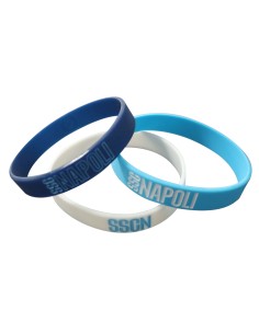 Napoli | KIT 3 BRACCIALETTI IN SILICONE VARI COLORI CON...
