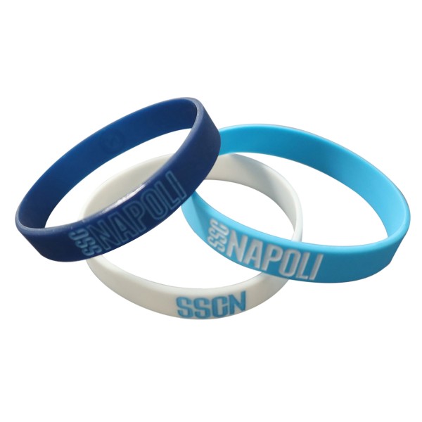 Napoli | KIT 3 BRACCIALETTI IN SILICONE VARI...