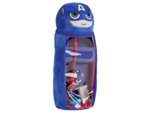 Capitan America | Astuccio Portatutto Peluche Avengers Capitan America