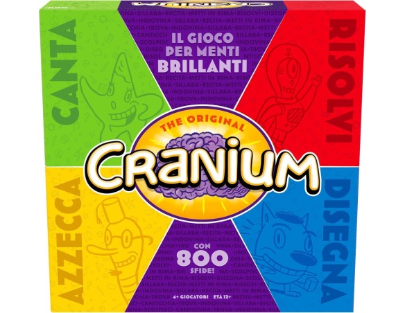 FUNKO Games - CRANIUM Classique - Divertente gioco da Tavolo - Adulti e bambini dai 12 anni - 800 sfide da giocare in famiglia 