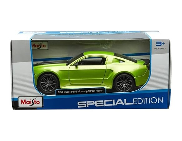 Maisto 531506 - Modellino Ford Mustang Street Racer 2014, scala 1:24 , Modelli/Colori Assortiti, 1 pezzo