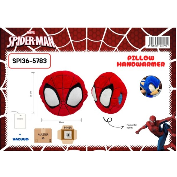 Spiderman | cuscino scaldamani 35x35cm Spiderman