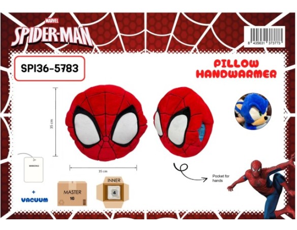 Spiderman | cuscino scaldamani 35x35cm Spiderman