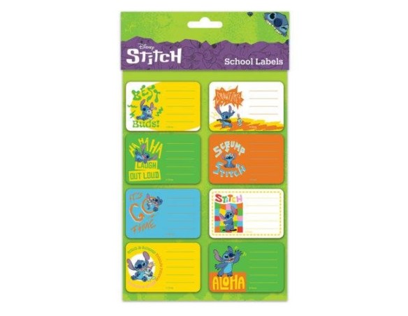 Etichette scuola Lilo & Stitch Etichette per la Scuola: Lilo
