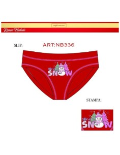 SLIP BAMBINA NATALE CAPODANNO ROSSO ( 336 )