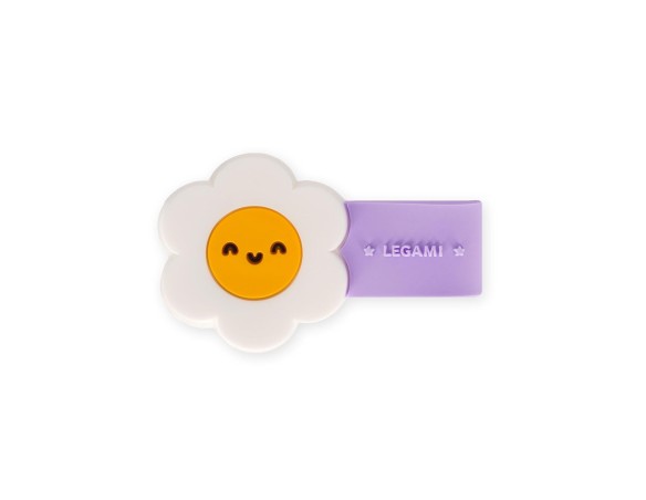 Legami - Clip Magnetica, Tema Daisy, Clip chiudi Pacco, Ideale per Tenere i Cavi Ordinati, Fissare la Penna al Taccuino, Tenere