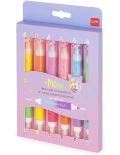Legami - Set di 6 Evidenziatori Doppia Punta Pastello e...