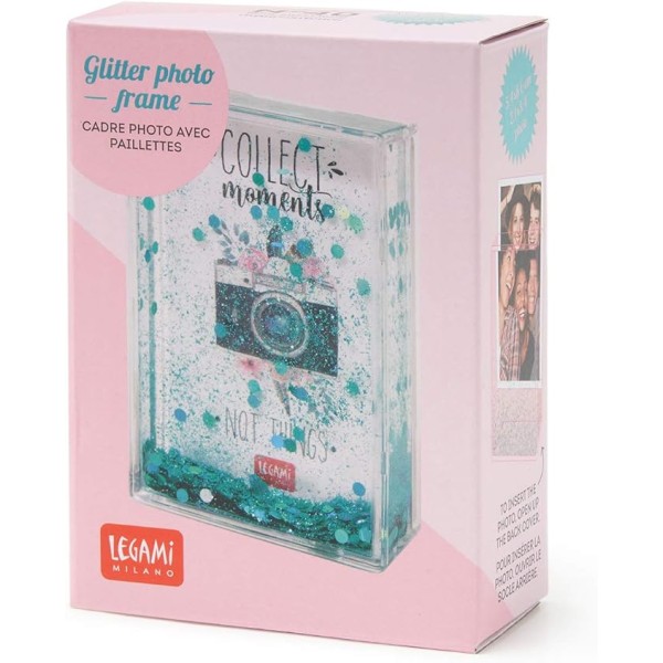 Legami - Portafoto con Glitter, 6,2x9,4 cm, in...
