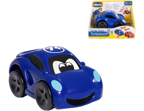 Chicco Turbo Touch Auto da Corsa, Macchinina Giocattolo per Bambini, con Suoni Realistici, Effetto Vibrante, Fino a 8 Metri di 