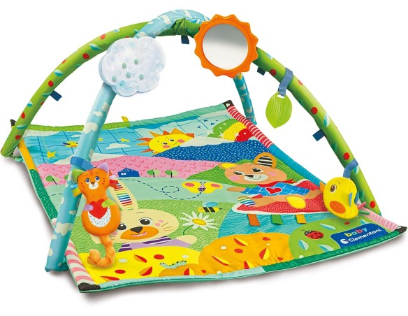 Clementoni Baby for You - My First Discoveries Activity Gym, Palestrina Neonato 0+ Mesi, Stimola Lo Sviluppo Sensoriale e Motor