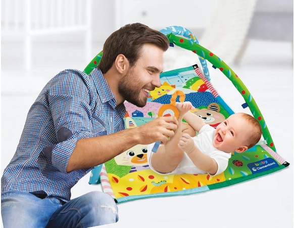 Clementoni Baby for You - My First Discoveries Activity Gym, Palestrina Neonato 0+ Mesi, Stimola Lo Sviluppo Sensoriale e Motor