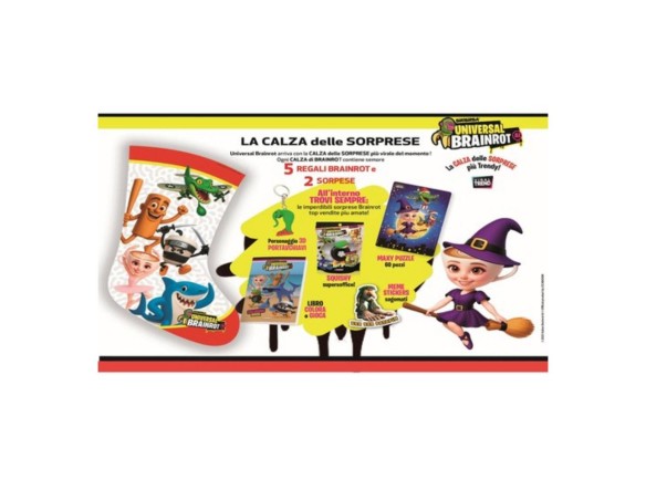 Calza BEFANA Brainrot 7 Sorprese
