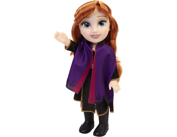 Frozen | bambola Anna Adventure 38 cm, estremamente dettagliata, indossa abiti da sogno ispirati al film ed è dotata di occhi s