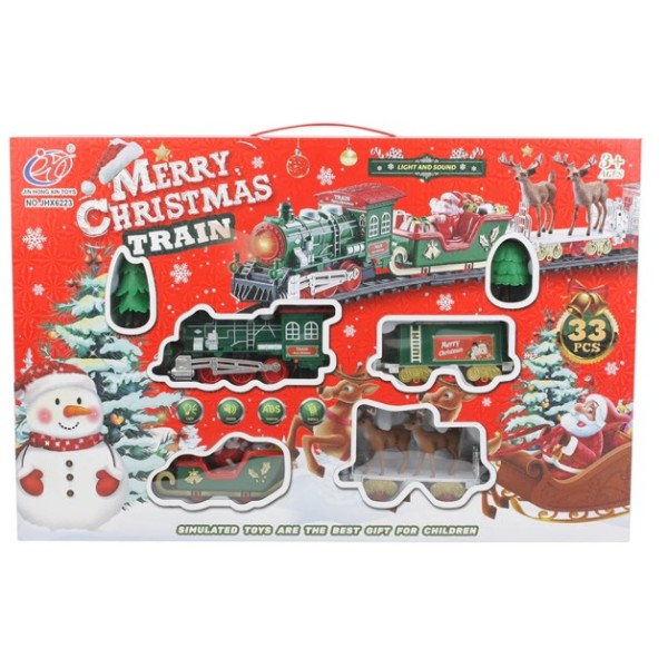 Pista treno con luci e musica 56,8x7,3x37,3cm...
