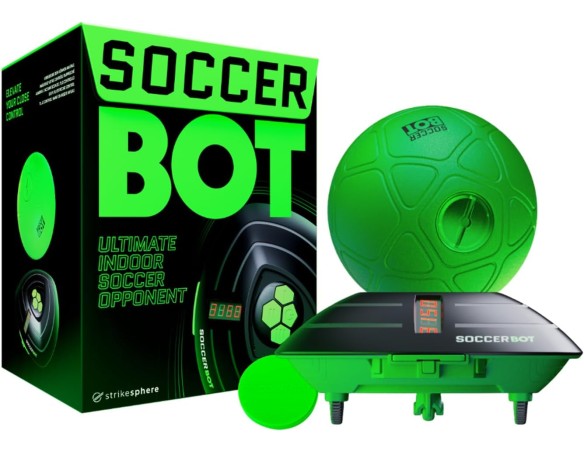 Smart Ball - SoccerBot, Pallone da Calcio Smart e Bot Interattivo, 3 velocità, Giochi in Casa, Pallone per Bambini e Ragazzi, A