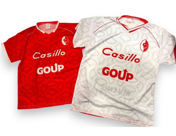 Bari | MAGLIA NON UFFICIALE SENZA NOME BARI BIANCO ROSSA - COPIA NON CONFORME ALL'ORIGINALE -