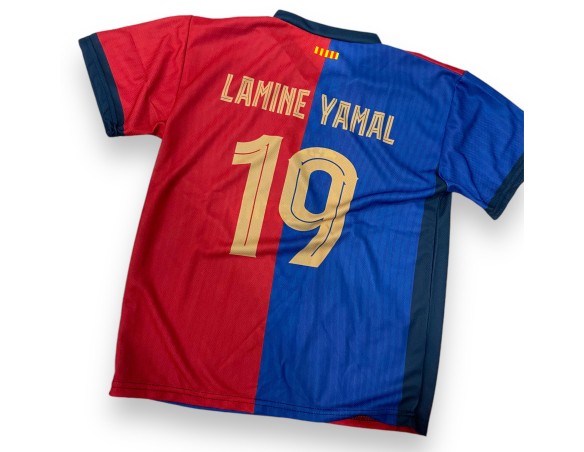 MAGLIA LAMINE YAMAL BARCELONA BARCELLONA " NON UFFICIALE " - COPIA NON CONFORME ALL'ORIGINALE -