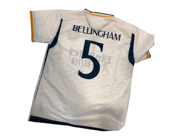 MAGLIA real madrid NON UFFICIALE bellingham o mbappe - COPIA NON CONFORME ALL'ORIGINALE -