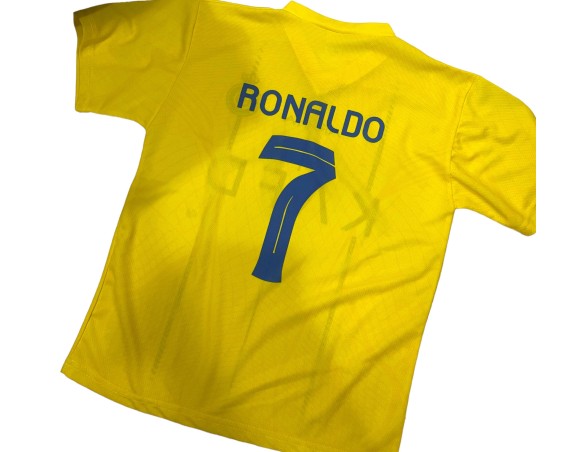 MAGLIA RONALDO CR7 " al nasr " NON UFFICIALE RONALDO - COPIA NON CONFORME ALL'ORIGINALE -